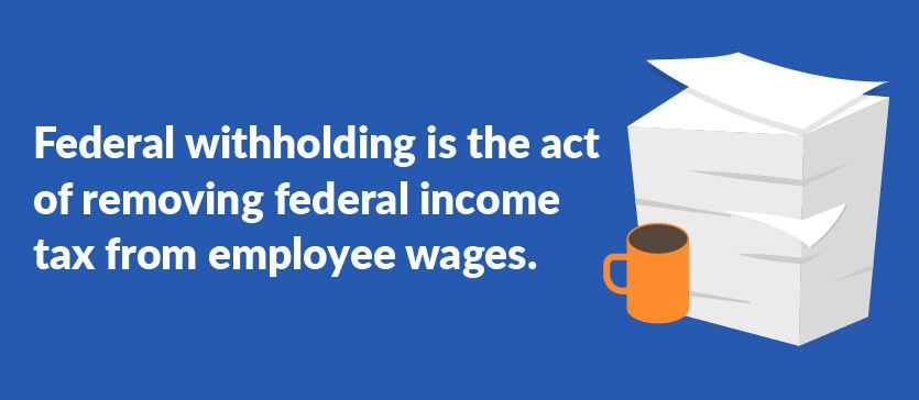 Federal withholding description image