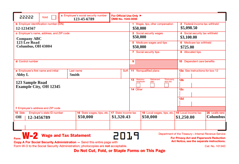 understanding form w-2