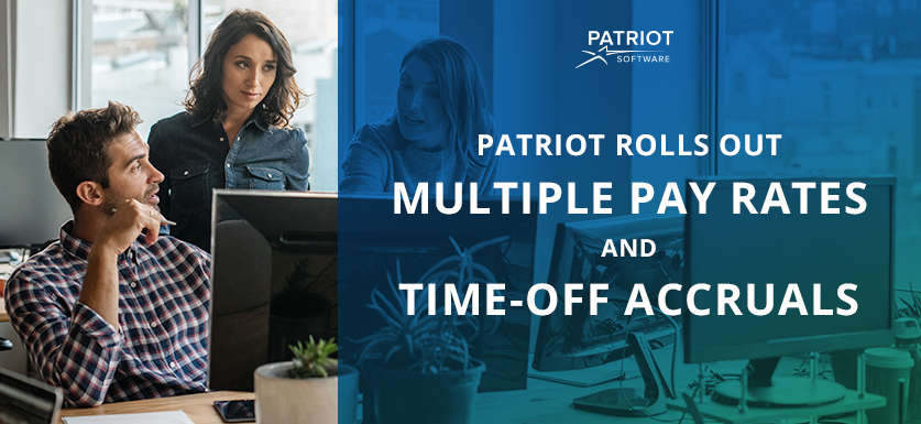 multiple pay rates and time-off accruals