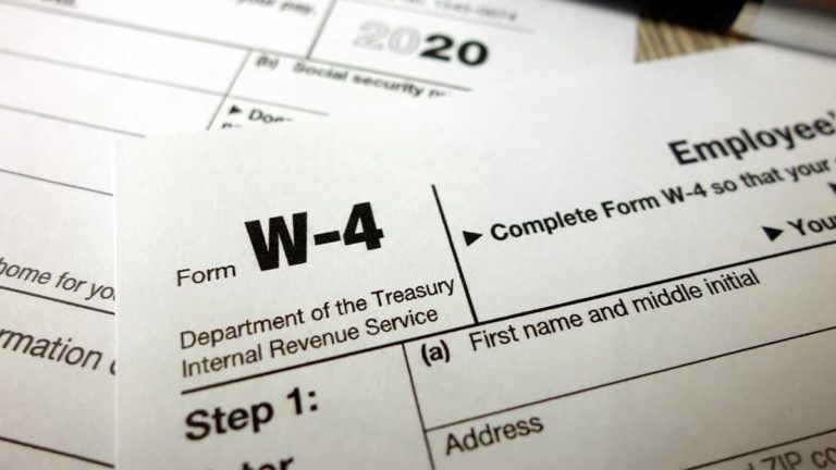 Form W-4 paper